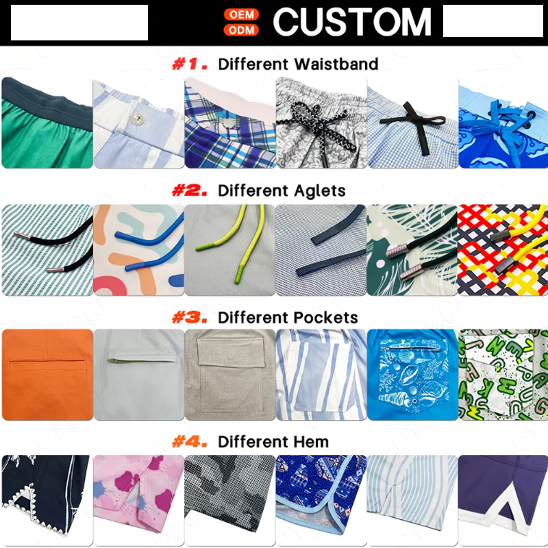Men Swimwear Boardshorts With Liner