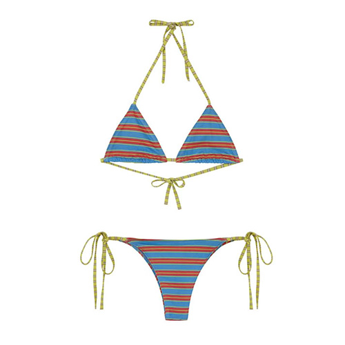 Classic triangle tie side bikini