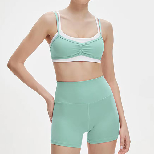 Custom made short active wear set