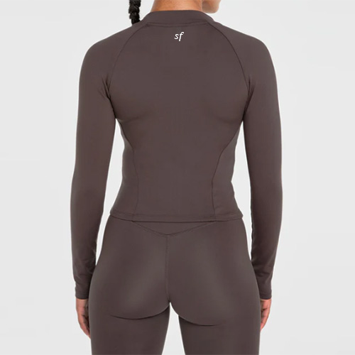 Solid Color Active Jacket