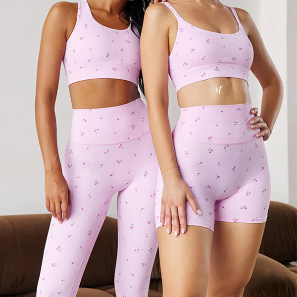 Printed Women Yoga Set