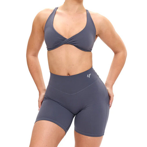 Custom made short active wear set
